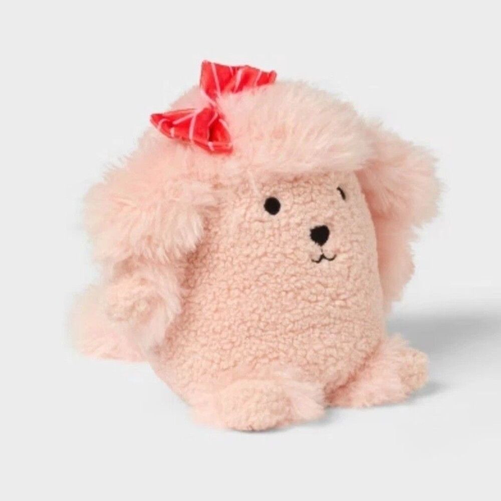 Pillowfort Poodle Kids' Weighted Plush Pillow Pink 1lb NWT